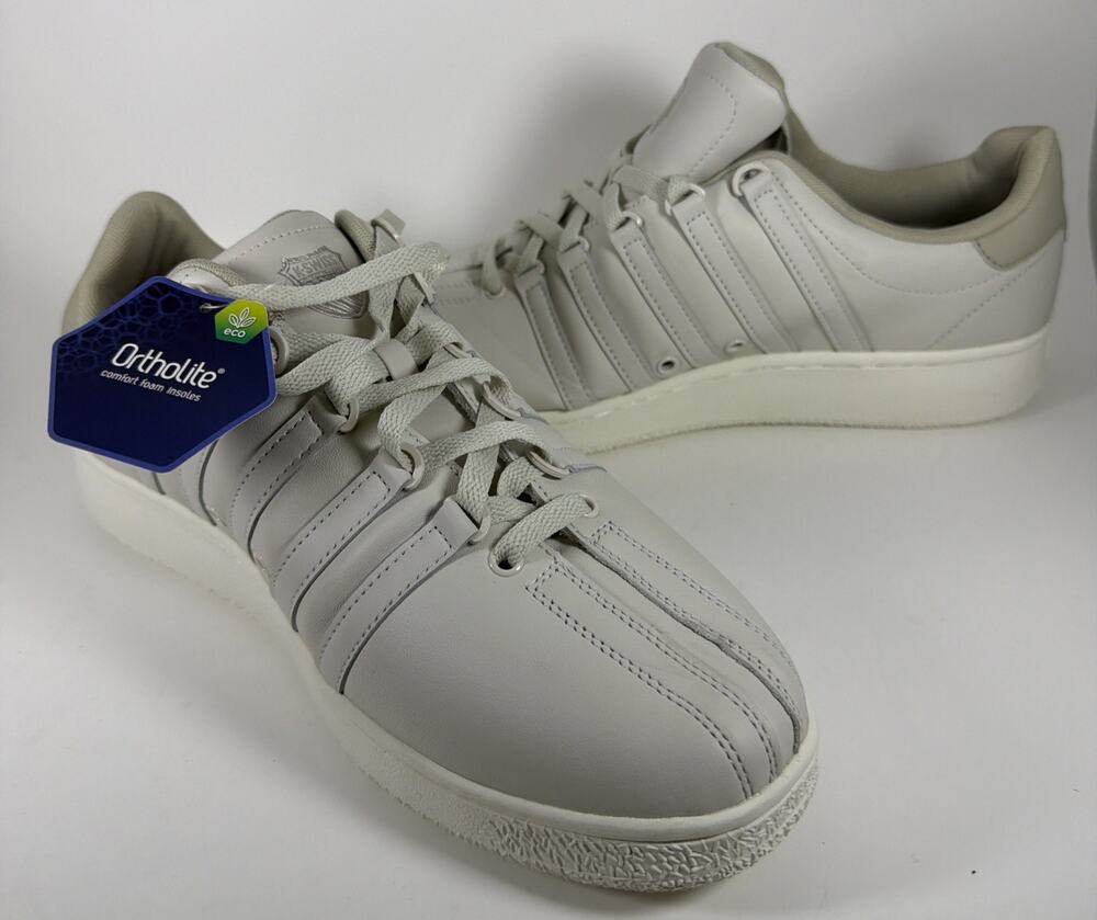 The K-Swiss Men's Classic VN in Light Gray/Peyote/Snow White - New